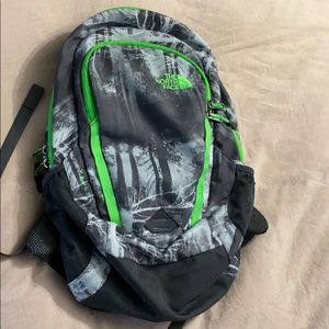 North face backpack.